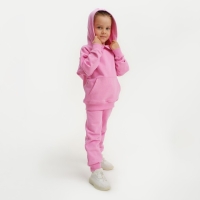 Костюм для девочки (худи, брюки) KAFTAN "Basic line", размер 40 (158-164), цвет розовый