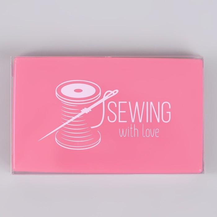 Игольница магнитная, 11 &times; 6,5 см, цвет ярко-розовый