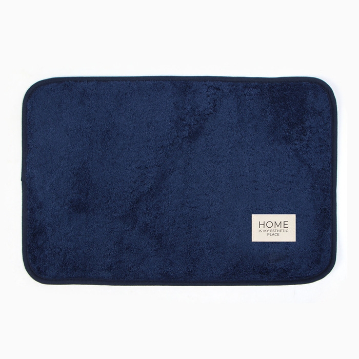 Коврик Этель Стиль цвет синий, 40х60 см Коврик Этель Стиль цвет синий, 40х60 см
