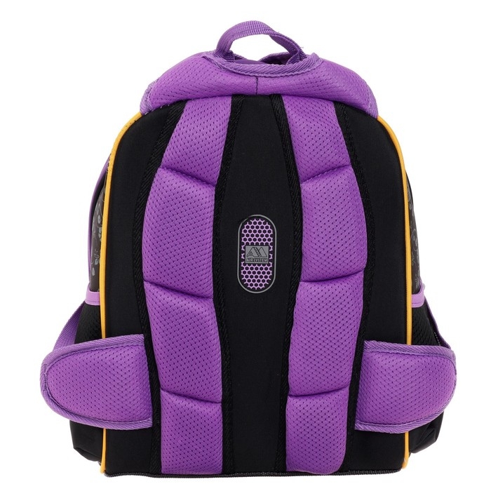 Рюкзак каркасный 35 х 28 х 15 см, Across, наполнение: мешок, пенал, брелок, фиолетовый Рюкзак каркасный 35 х 28 х 15 см, Across, наполнение: мешок, пенал, брелок, фиолетовый