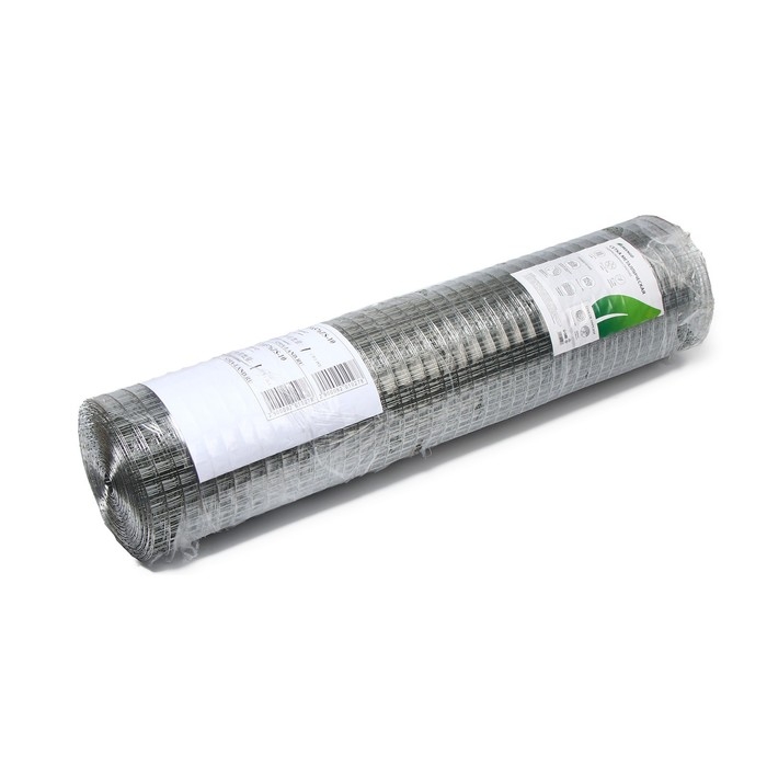Сетка оцинкованная, сварная, 25 × 1 м, ячейка 25 × 25 мм, d = 1 мм, Greengo