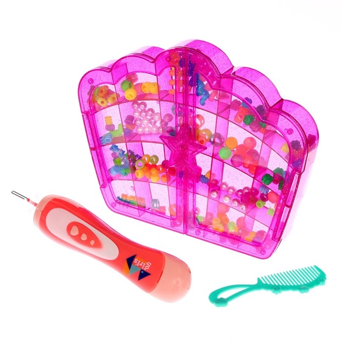 Набор парикмахера «Креатив» с аксессуарами для волос + аппарат для плетения Набор парикмахера «Креатив» с аксессуарами для волос + аппарат для плетения