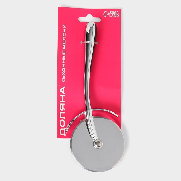 Нож для пиццы и теста Доляна Dali, нержавеющая сталь, цвет серебристый Нож для пиццы и теста Доляна Dali, нержавеющая сталь, цвет серебристый