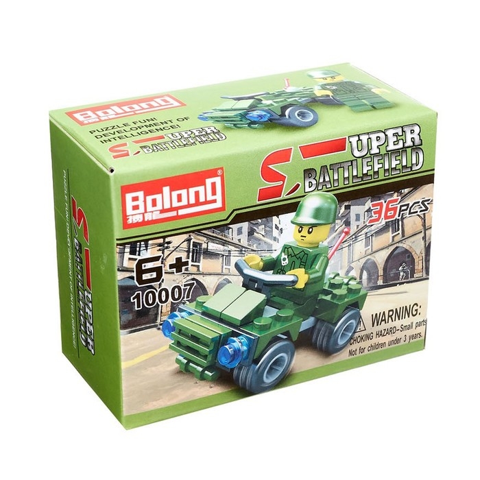 Конструктор «Военный патруль», 36 деталей Конструктор «Военный патруль», 36 деталей