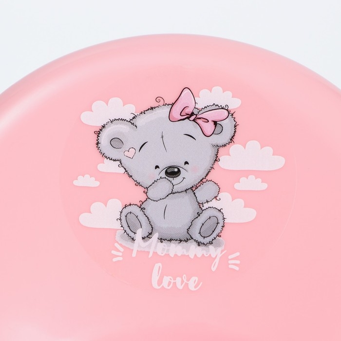 Горшок детский с крышкой Mommy love, цвет нежно-розовый Горшок детский с крышкой Mommy love, цвет нежно-розовый