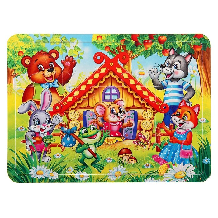 Макси-Пазл «Теремок»,12 элементов Макси-Пазл «Теремок»,12 элементов