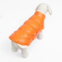 Куртка для собак "Блеск", XL (ДС 40, ОГ 57, ОШ 35 см, до 14 кг), оранжевая