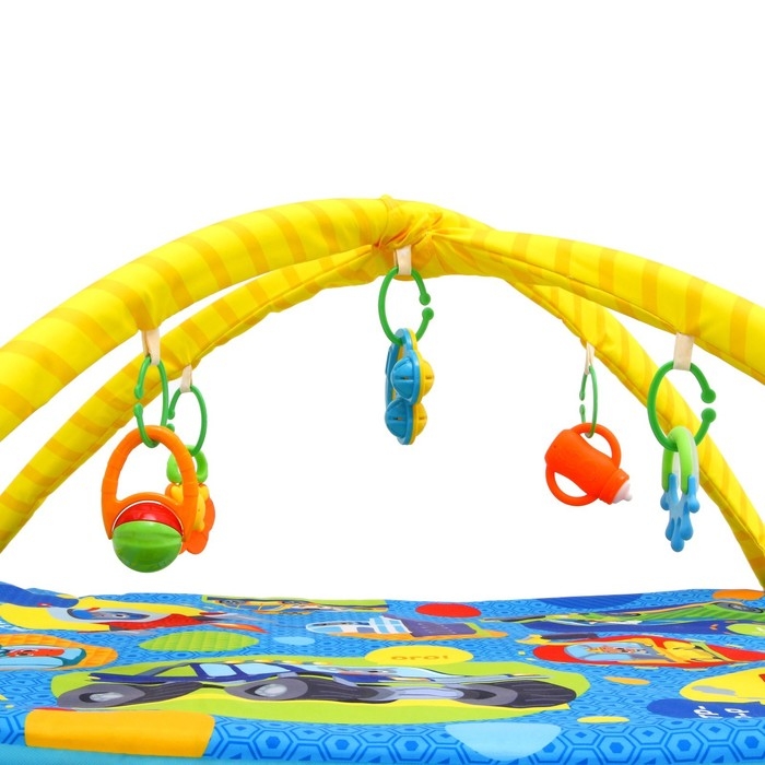 Развивающий коврик с дугами «Транспорт», 85х85 см, Крошка Я Развивающий коврик с дугами «Транспорт», 85х85 см, Крошка Я