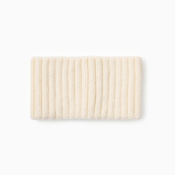 Повязка вязаная однослойная MIST, р. 56-58см, молочный
