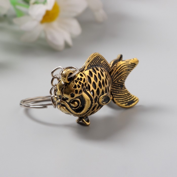 Брелок металл "Рыба" МИКС 4,5х3 см