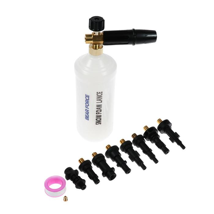 Пенообразователь под воду, объем 1 литр, 8 соединительных переходников Пенообразователь под воду, объем 1 литр, 8 соединительных переходников