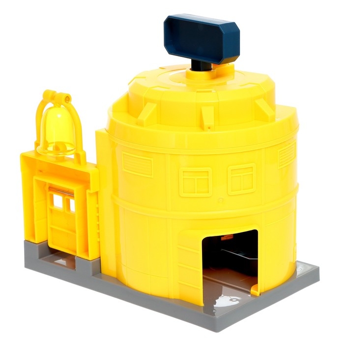 Парковка &laquo;Строительный лифт&raquo;, с подъёмом, машинка опускается с кнопки, звонит колокол, МИКС