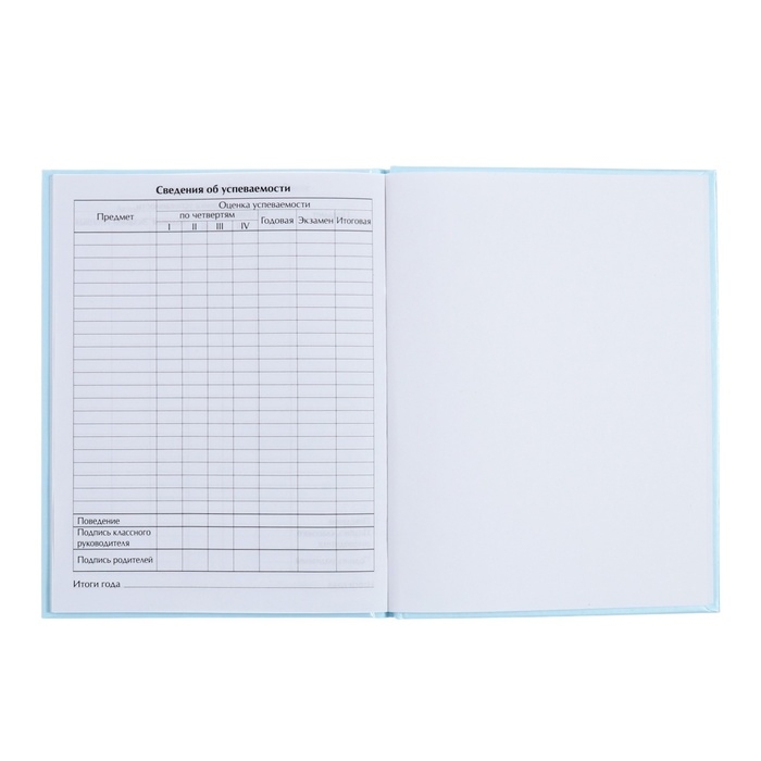 Дневник универсальный для 1-11 классов, Дневник универсальный для 1-11 классов, "Голубой", твердая обложка 7БЦ, глянцевая ламинация, 40 листов