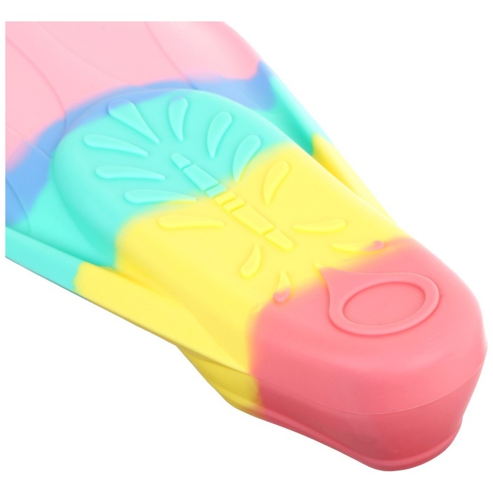 Ласты для плавания ONLYTOP, р. 30-32, цвет радужный Ласты для плавания ONLYTOP, р. 30-32, цвет радужный