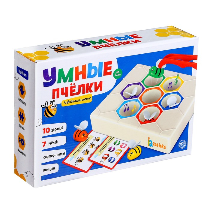 Развивающий набор «Умные пчёлки», сортер, звуковые эффекты Развивающий набор «Умные пчёлки», сортер, звуковые эффекты