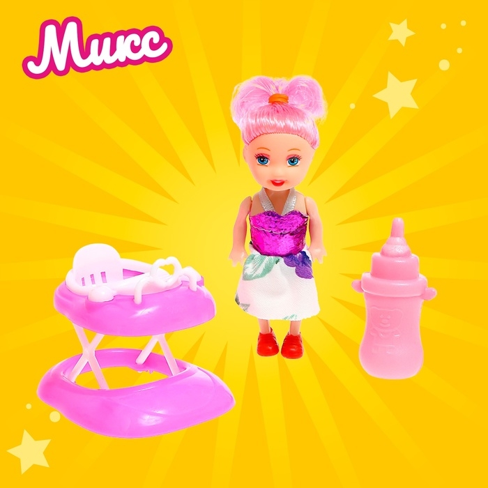 Кукла малышка «Ева» с аксессуарами, МИКС Кукла малышка «Ева» с аксессуарами, МИКС