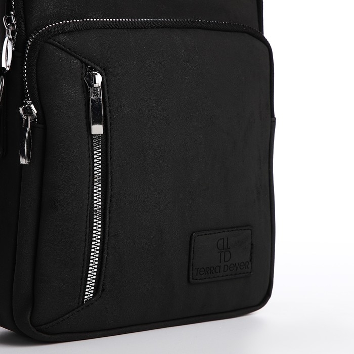 Сумка мужская Terra Dever, цвет чёрный