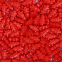 Новый год. Посыпка кондитерская "Рождественская елка", красная, 50 г