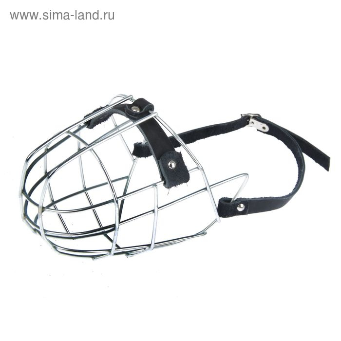 Намордник металлический Зооник №5 (немецкая овчарка, терьер), ДС 12 см, ОМ 38 см, микс Намордник металлический Зооник №5 (немецкая овчарка, терьер), ДС 12 см, ОМ 38 см, микс