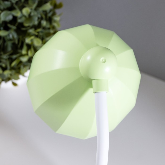 Лампа настольная  Лампа настольная "Мини лягушенок" LED 3 режима 6,4Вт USB салатовый 10х10х37,5 см RISALUX