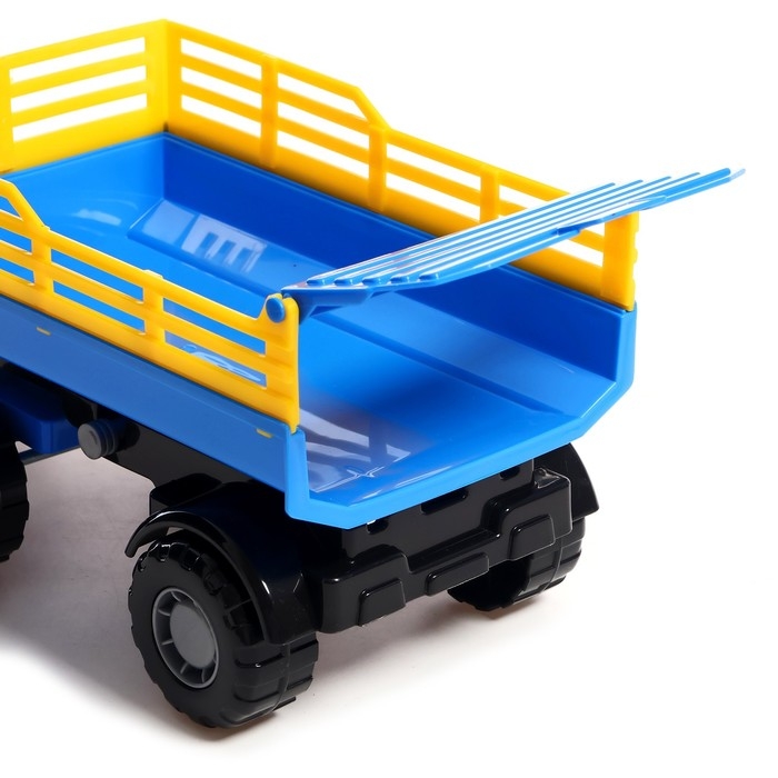 Трактор с прицепом №2 и ковшом «Мастер», цвета МИКС Трактор с прицепом №2 и ковшом «Мастер», цвета МИКС