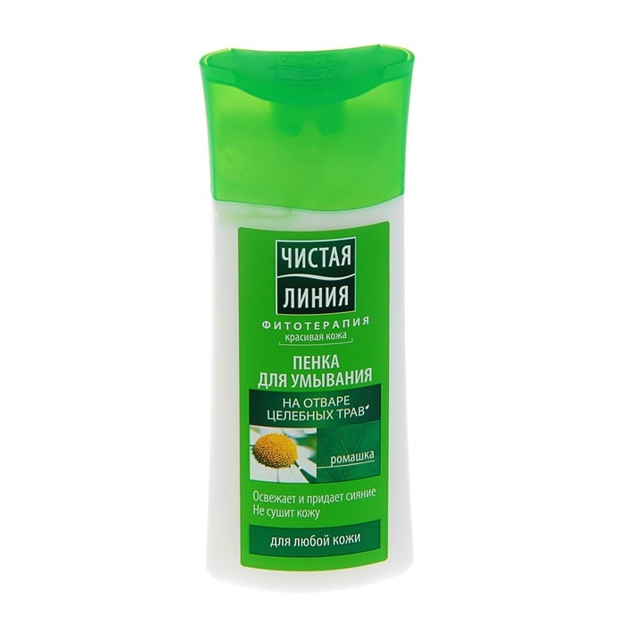 Пенка для умывания Чистая линия «Ромашка», 100 мл Пенка для умывания Чистая линия «Ромашка», 100 мл