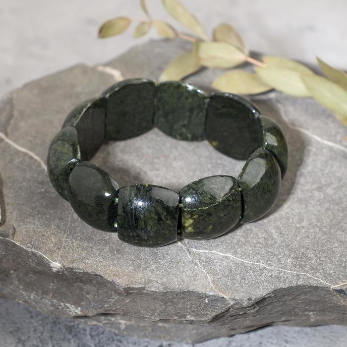 Браслет пластина «Змеевик», d= 5,5 см Браслет пластина «Змеевик», d= 5,5 см