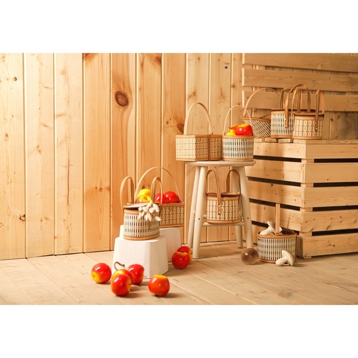 Корзина для хранения Доляна Nature, 24×13×11 см, бамбук Корзина для хранения Доляна Nature, 24×13×11 см, бамбук