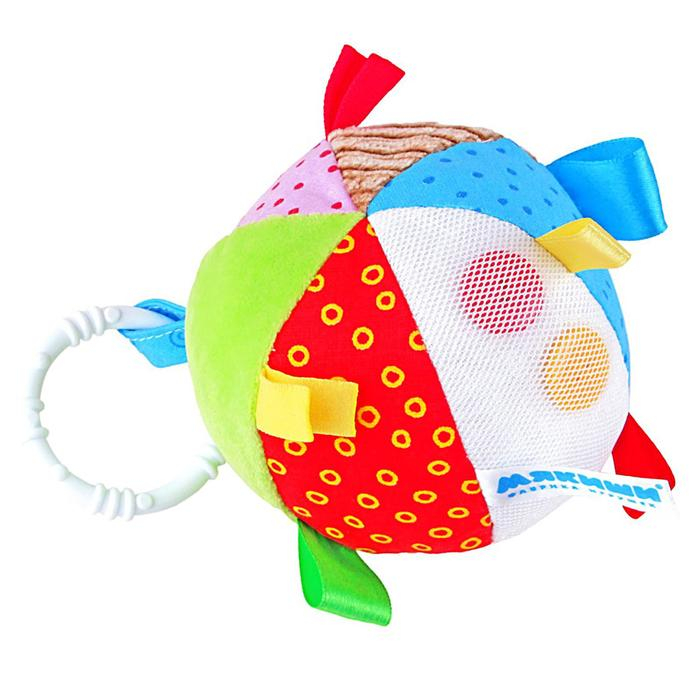 Мячик развивающий с петельками Мячик развивающий с петельками