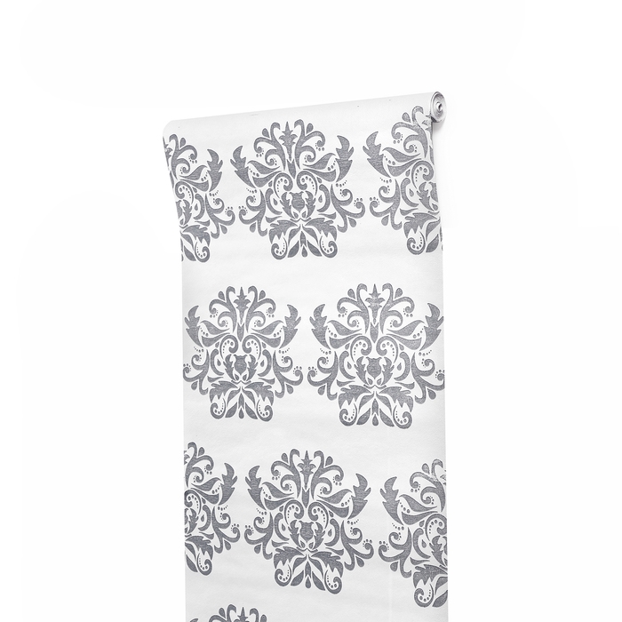 Обои бумажные Корона серая 5102 Обои бумажные Корона серая 5102