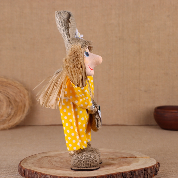 Оберег-домовой Оберег-домовой "Баба яга", 35х20х19 см, микс