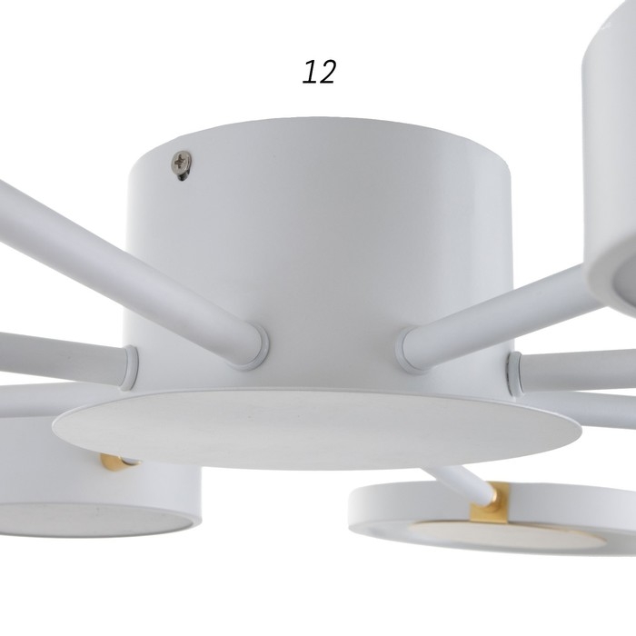 Люстра с ПДУ 2301/8WT LED 160Вт 3000-6000К белый 93х93х8 см BayerLux