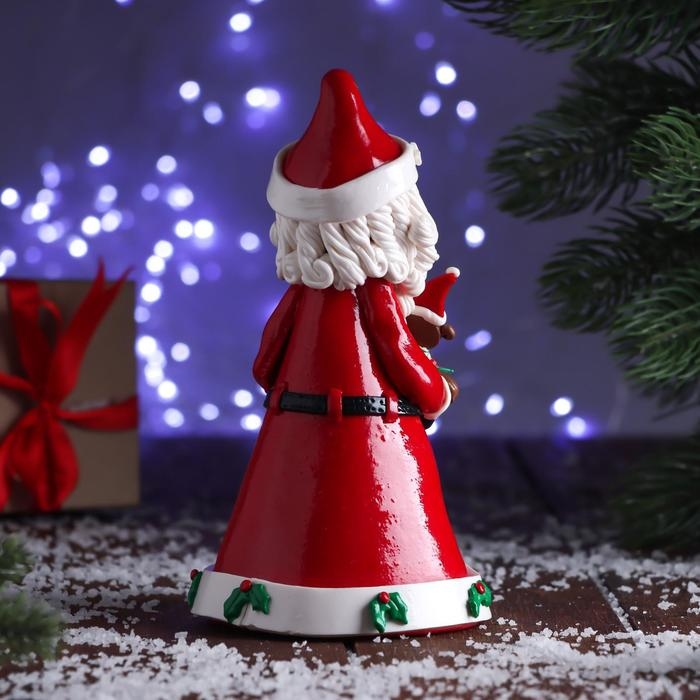 Украшение ёлочное Украшение ёлочное "Дед Мороз с кудрявой бородой" 10х19 см, микс