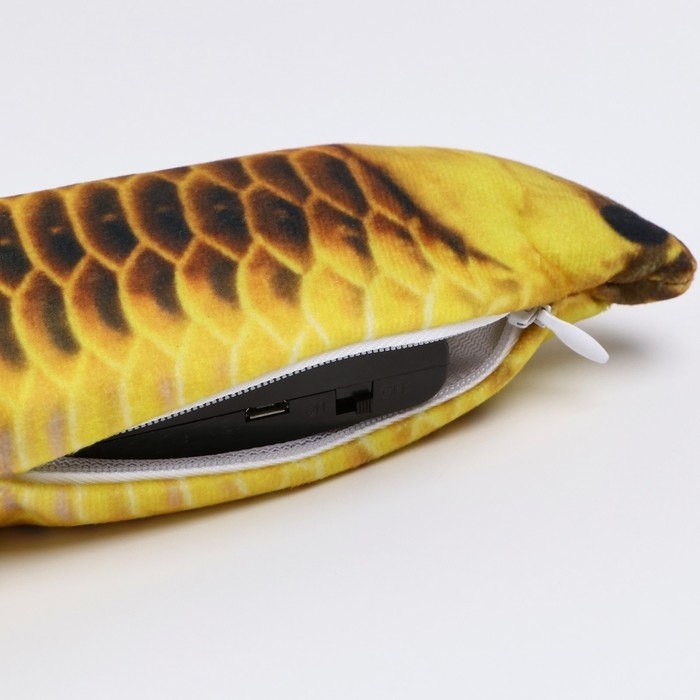 Игрушка для кошек  Игрушка для кошек "Петушок" с двигающимся хвостом и с USB-зарядкой, 28 см