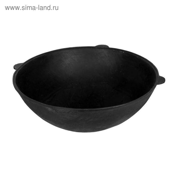 Казан чугунный, 30 л, круглое дно