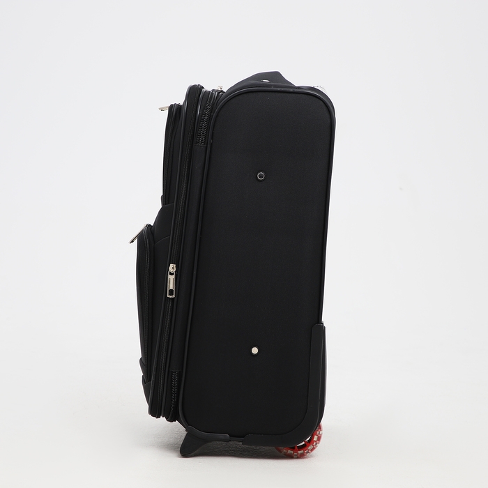 Чемодан малый 33 л (S), отдел на молнии, с расширением, кодовый замок, 3 колеса, 2 наружных кармана, цвет чёрный Чемодан малый 33 л (S), отдел на молнии, с расширением, кодовый замок, 3 колеса, 2 наружных кармана, цвет чёрный