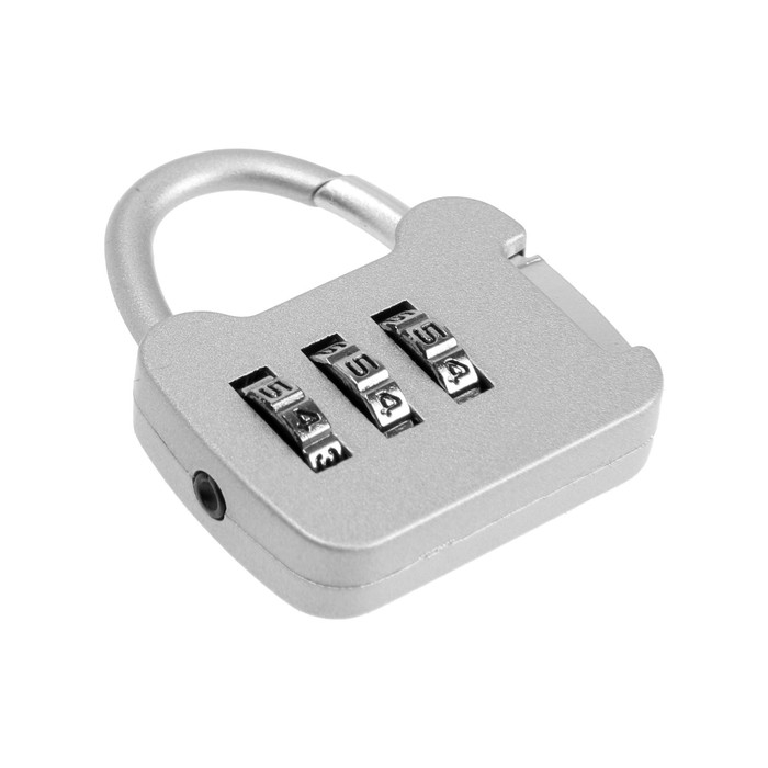 Замок навесной кодовый ТУНДРА ZK001, серый Замок навесной кодовый ТУНДРА ZK001, серый