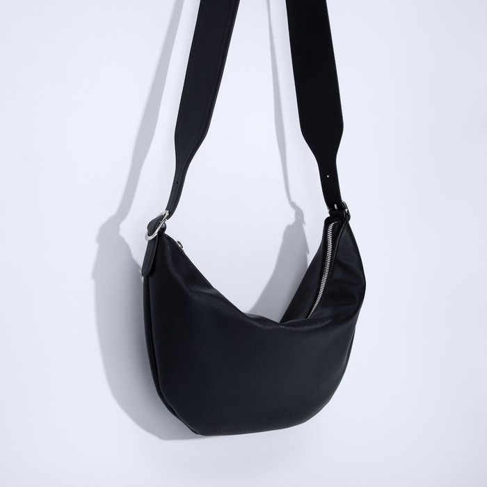 Сумка женская через плечо TEXTURA, маленький размер, цвет чёрный Сумка женская через плечо TEXTURA, маленький размер, цвет чёрный