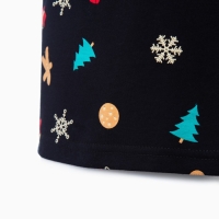 Футболка мужская KAFTAN "Xmas family" р.56, черный
