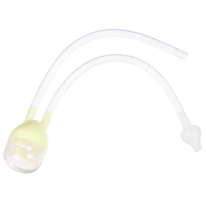 Детский назальный аспиратор, с отводной трубкой, цвет светло-желтый Детский назальный аспиратор, с отводной трубкой, цвет светло-желтый