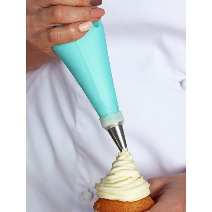 Кондитерский мешок Доляна «Синева», 55×29 см, цвет голубой Кондитерский мешок Доляна «Синева», 55×29 см, цвет голубой