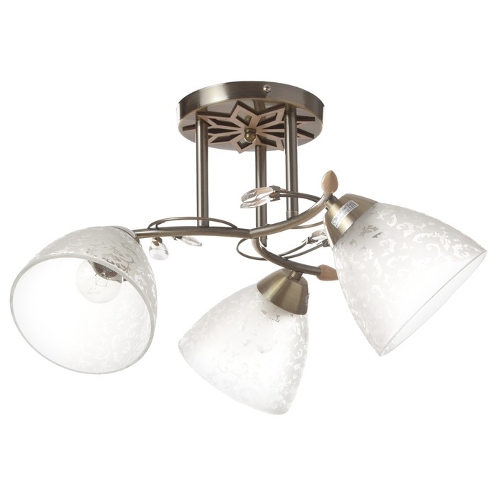 Люстра Люстра "Фриони" 3 лампы 40Вт Е27 бронза 45х45х26