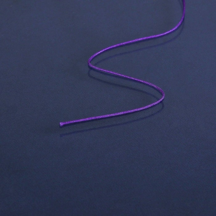 Шнур «Шамбала» длина 100 м, d=1 мм, цвет фиолетовый Шнур «Шамбала» длина 100 м, d=1 мм, цвет фиолетовый