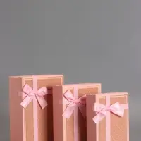 Наборок коробок 3 в 1 прямоугольные 23*16*9.5 21*14*8.0 19*12*6.5 см