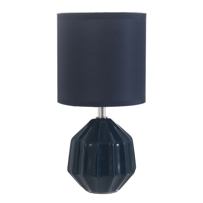 Настольная лампа Настольная лампа "Алейда" Е14 40Вт чёрный 14х14х28 см RISALUX