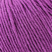 Пряжа "Jeans" 55% хлопок, 45% акрил 160м/50гр (50 фиолетовый) Пряжа "Jeans" 55% хлопок, 45% акрил 160м/50гр (50 фиолетовый)