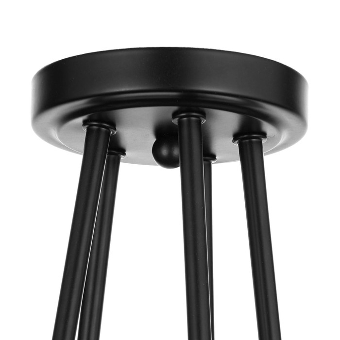 Люстра  Люстра "Узел" E27 5х40Вт черный 54х54х40 см