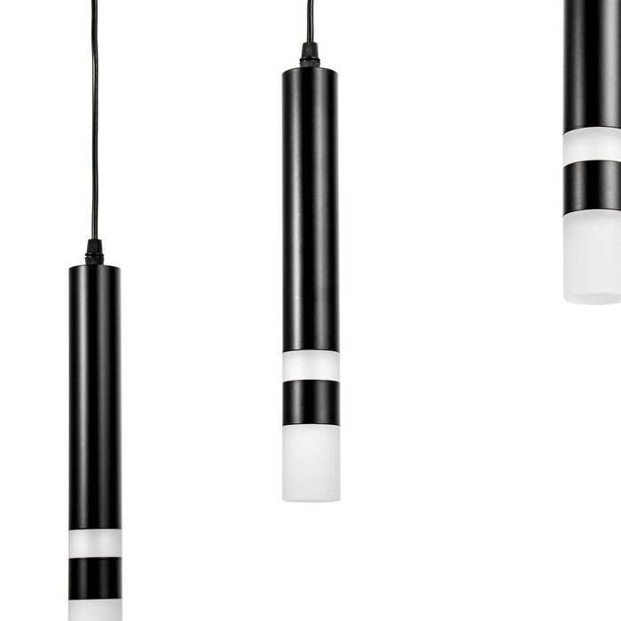 Светильник BayerLux Подвес Светильник BayerLux Подвес "Гелла" 3хLED 18Вт 4000К черный 50х4х30-180см