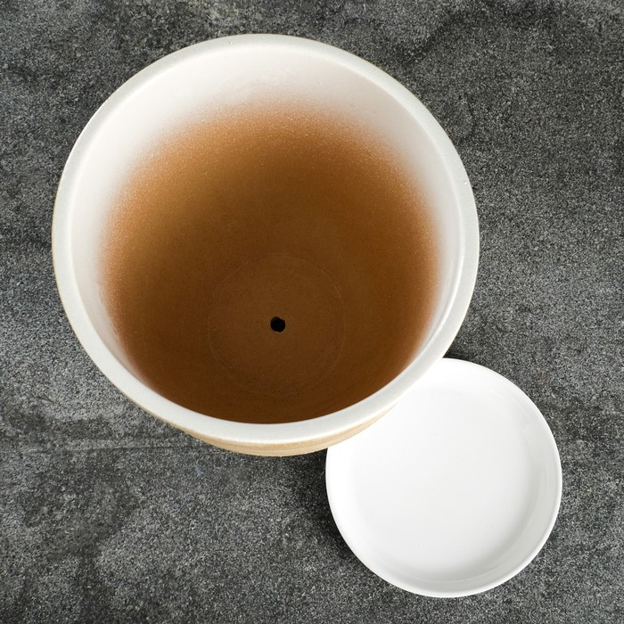 Горшок цветочный  Горшок цветочный "Степь" с поддоном 5л