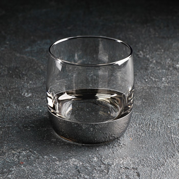 Набор стаканов для виски «Поло», 310 мл, 6 шт, цвет напыления серебряный Набор стаканов для виски «Поло», 310 мл, 6 шт, цвет напыления серебряный